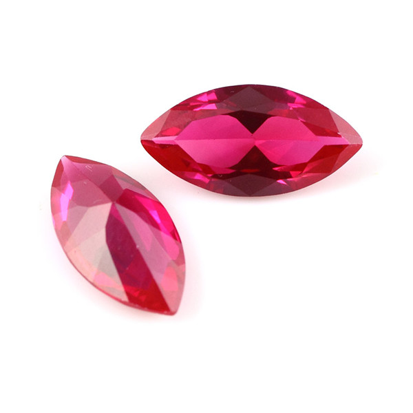 Marquise cut ruby stone