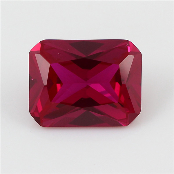 Octagon ruby stone